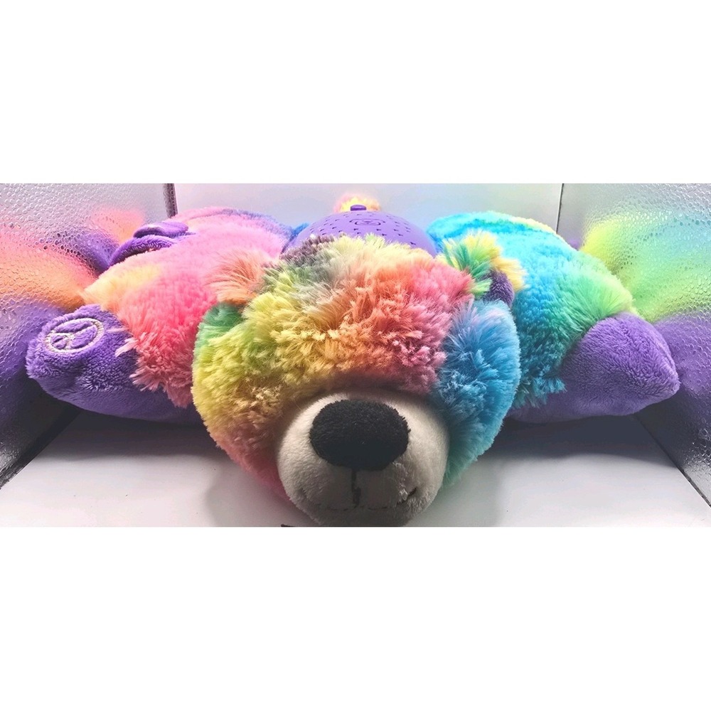 Pillow Pets Dream Lites‎ Rainbow Bear Night Light Plush Toy